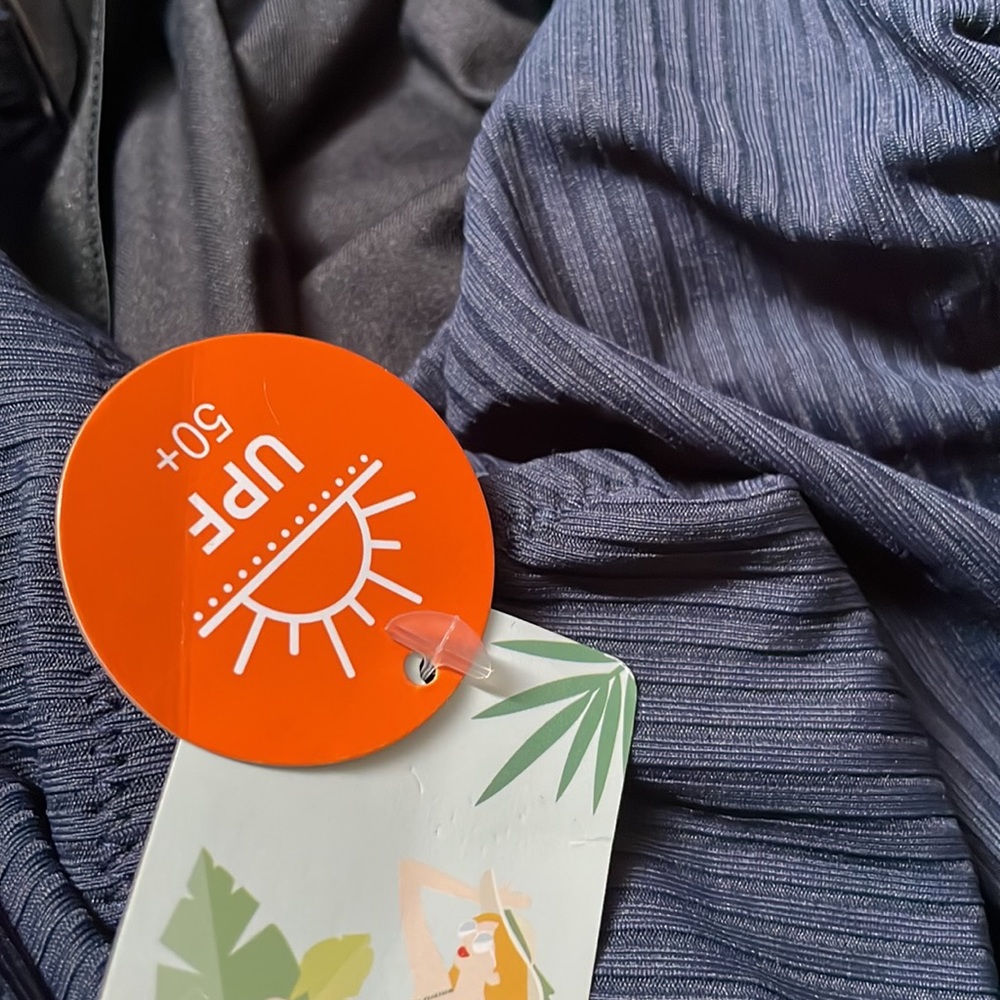 Soft Ribbed Ruched One-Piece Swimsuit - Picture 12 of 12